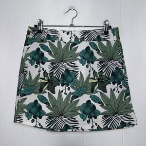 Rip Skirt Hawaii Women’s Wrap Skirt Tropical Leaf Print Green Size Small